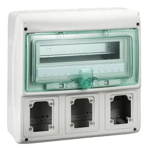 Cofret Kaedra, pentru Prize El., 340 X 335 Mm, 13 Module, 3 deschideri