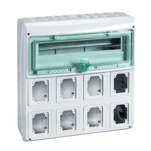 Cofret Kaedra, pentru Prize El., 448 X 460 Mm, 19 Module, 8 deschideri