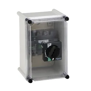 Carcasa Etansa - Maneta Neagra - Plastic - Pentru Interpact Ins40  -  160