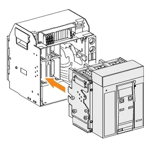 Separator De Sarcina Masterpact Nt16Ha - 1600 A - 690 V - 4 Poli - Debrosabil