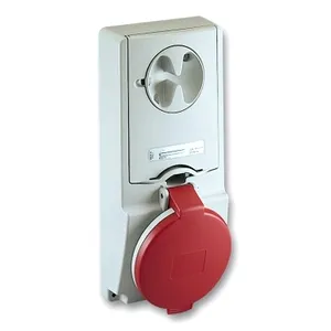 Priza interblocata Unika, 16 A, 3P + E, 380, 415 V AC, IP44, panou