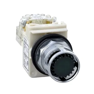 Buton Luminos Verde  30 - Incastrat,Cu Revenire - 120V - 1 D/I