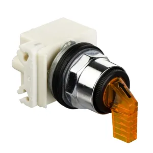 Lampa Octog.  30 - Ip65 - Galben - Led Ba 9S - 120 V C.A./C.C. - Papuci