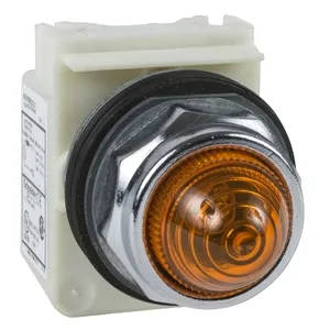 Lampa Octogonala 30 - Chihlimbar - Led Luminoz.Marita Ba 9S - 120Vca/Cc- Ip66