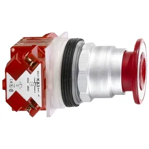 Buton  30 - Cap De Tip Ciuperca  41 Mm - Rosu - 2 Pozitii - Apas./Trag. - 1 Nc