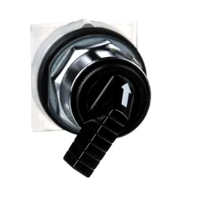 Selector  30 - 2 Pozitii - Oprire In Poz. - Maner Lung - Negru