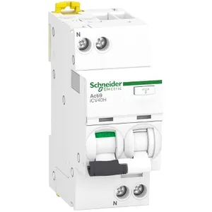 Acti9, ICV40H 1P+N C 6A 10kA 30MA A RCBO