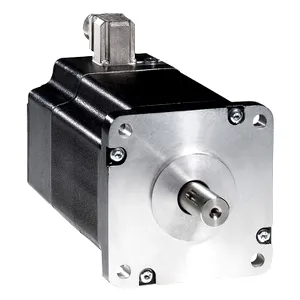 Motor pas cu pas 3 faze - 13.5Nm - arb. 19mm - L=180mm - cu/f. frana - conector