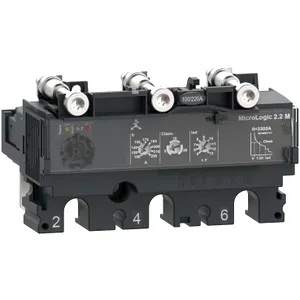 Unitate de declansare MicroLogic 2.2 M pentru intreruptoare ComPacT NSX 100/160/250, electronica, 25 A, 3 poli 3d