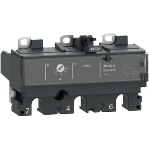 Unitate de declansare TM63G pentru intreruptoare ComPacT NSX 100/160/250, termomagnetice, capacitate 63 A, 3 poli 3d