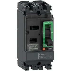Intreruptor ComPacT NSX100S AC/DC, 70 kA la 415 VAC, TMD unitate de declansare 63A, 2 poli 2d