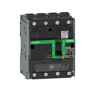 Intreruptor ComPacT NSXm B (25 kA la 415 V c.a.), 4P 3d, 16A, unitate de declansare TMD, conectori EverLink