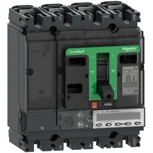 IntreruptorComPacT NSX250R, 200 kA la 415 VAC, unitate de declansare MicroLogic 6.2 E 160A, 4 poli 4d
