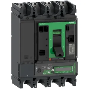 Intreruptor ComPacT NSX630F, 36 kA la 415 VAC, MicroLogic 7.3 E Vigi unitate de declansare 570A, 4 poli 4d