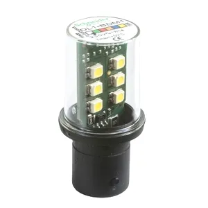 bec Led Protejat cu baza Ba15D, Continuu, Alb, 230 V