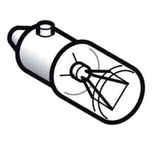 bec clar cu Incandescenta pentru Semnalizare, Ba 9S, 12 V 2,6 W