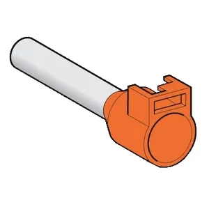 Pini Simpli Pentru Cablare- Mediu - 4 Mm - Portocaliu