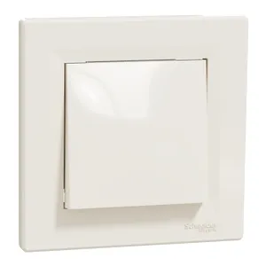 Asfora, Intrerupator simplu, fara surub, crem