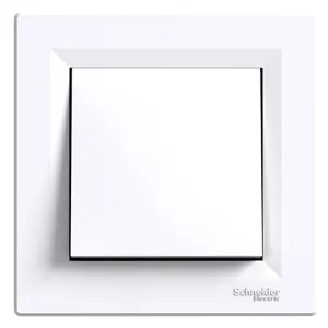 Asfora, Intrerupator simplu, cu surub, alb