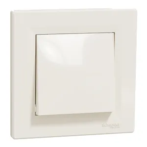 Asfora, Intrerupator cruce, fara surub, crem