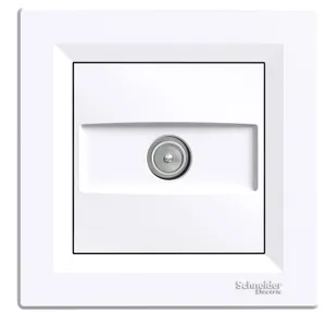 Asfora, Priza TV de trecere, 8 dB, alb