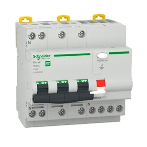 Easy9 RCBO 3P+N 4500 AC 300mA C 40A