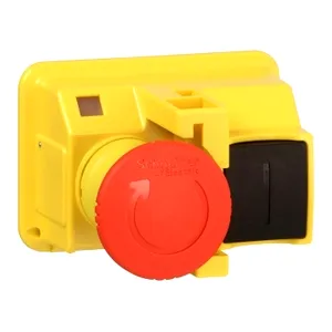 Cap Buton  40 Mm - Rotire Pentru Eliberare -  22 - Rosu