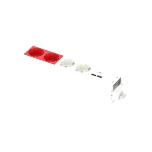 Unica system+, 2xpriza 2P+E+2xpriza R+USB A/C, alb