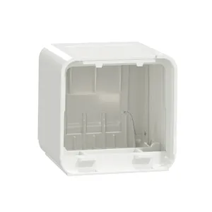 Unica system+, Piesa capat pentru fixare pe birou, alb