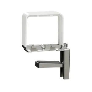 Unica system+, Kit intermediar prindere pe birou, alb