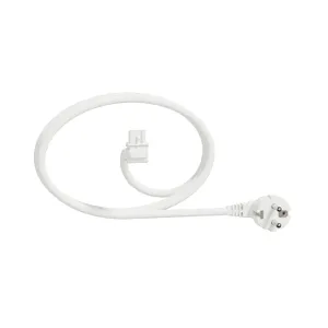 Unica system+, Cablu+conector rapid 90grade,3m-1,5mm2, alb