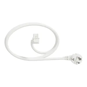 Unica system+, Cablu+conector rapid 90grade,6m-2,5mm2, alb