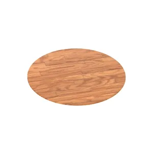 Unica system+, Masa pentru minicoloane, diam.600mm, stejar