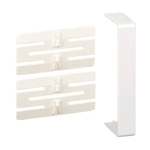 OptiLine 45, piesa capac, 140 x 55 mm, PC/ABS, alb polar