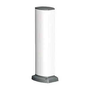 OptiLine 45, stalp, doua fete, alb polar, 430 mm