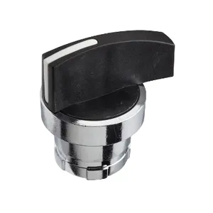 Cap De Actionare Cu Rama -  28,5 Mm, Metal - Maner Lung Negru