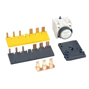 Kit for assembling star delta starters, for 3 x contactors LC1D40A-D80A, with time delay block