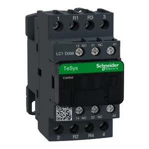 Contactor, TeSys Deca, 4P(2NO+2NC), AC-1, 0 to 440V, 20A, 48VAC 50/60Hz coil