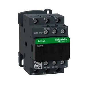Contactor, TeSys Deca, 3P(3 NO), AC-3/AC-3e, 0 to 440V, 12A, 380VAC 50/60Hz coil