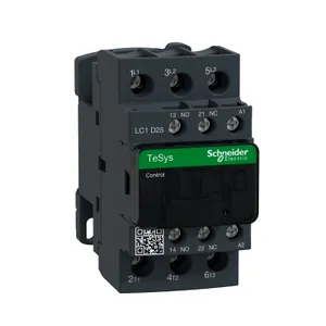 Contactor, TeSys Deca, 3P(3 NO), AC-3/AC-3e, 0 to 440V, 25A, 127VAC 50/60Hz coil