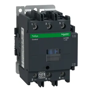 Contactor, TeSys Deca, 3P(3NO), AC-3/AC-3e, <=440V, 80A, 115V AC 50/60Hz coil
