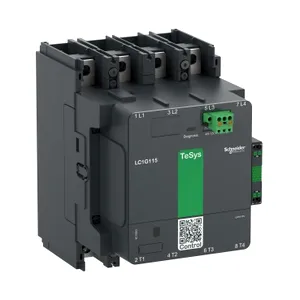 Contactor TeSys Giga, 4P (4 NO), AC-1 <= 440V 275A, versiune standard, bobina 100..250V c.a./c.c.