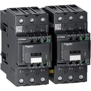 Tesys D Contactor Reversibil - 3P -= 440 V - 50 A Ac-3 - 48 - 130 V C.A/C.C Bobina