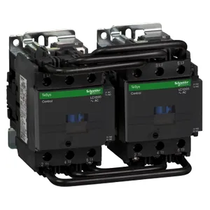 Reversing Contactor, TeSys Deca, 3P(3NO), AC-3/AC-3e, <=440V 95A, 230V AC coil