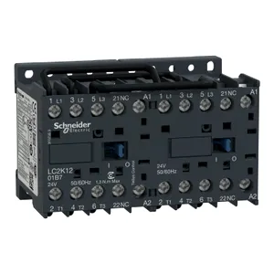 Contactor Revers. Tesys Lc2-K - 3 Poli - Ac-3 440 V 12 A - Bob. 220 - 230 V C.A.