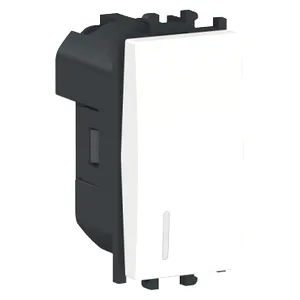 Easy Styl, Intrerupator, indicator luminos, 1M, alb