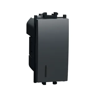 Easy Styl, Intrerupator simplu cu lampa indicatoare 16A 1m negru