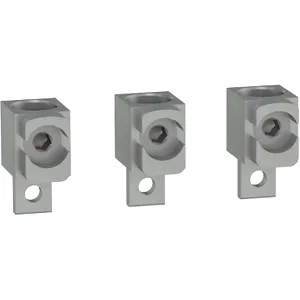 Aluminium bare cable connectors, ComPacT NSX, for 1 cable 120mm to 240mm, 250A, set of 3 parts