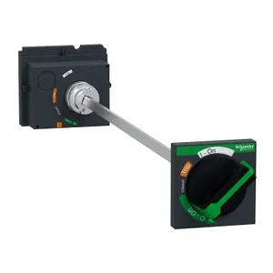 Maner rotativ extins, ComPacT NSX 100/160/250, negru, lungime arborelui 185 pana la 600 mm, IP55