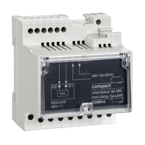 Releu Temporizare - Pt. Declansare La Tensiune Mn - 48 V C.A. - 50/60 Hz